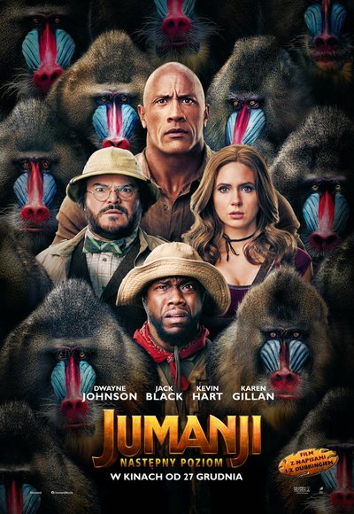 plakat Jumanji: Następny poziom cały film